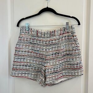 Lagence multicolor tweed shorts